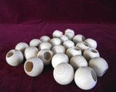 Bulk Pack of 25 Unfinished Head Caps for Peg Dolls or Dowel Caps