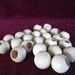 Bulk Pack of 25 Unfinished Head Caps for Peg Dolls or Dowel Caps