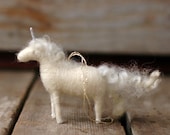 Unicorn - Made to Order - Needle Felted Ornament