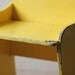 vintage child size wooden chair yellow