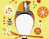 zebra finch large limited edition print