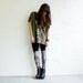 Bike Short Leggings - Distressed Jersey Faux Over the Knee layers - XS, S, M or L