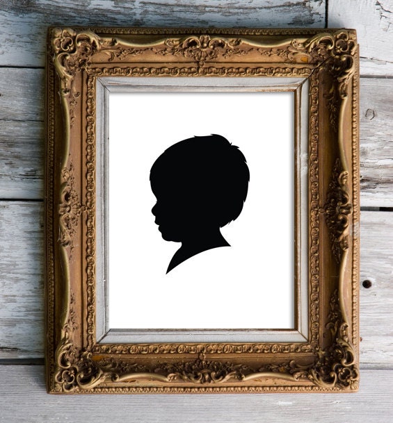 Custom Child Silhouette Print