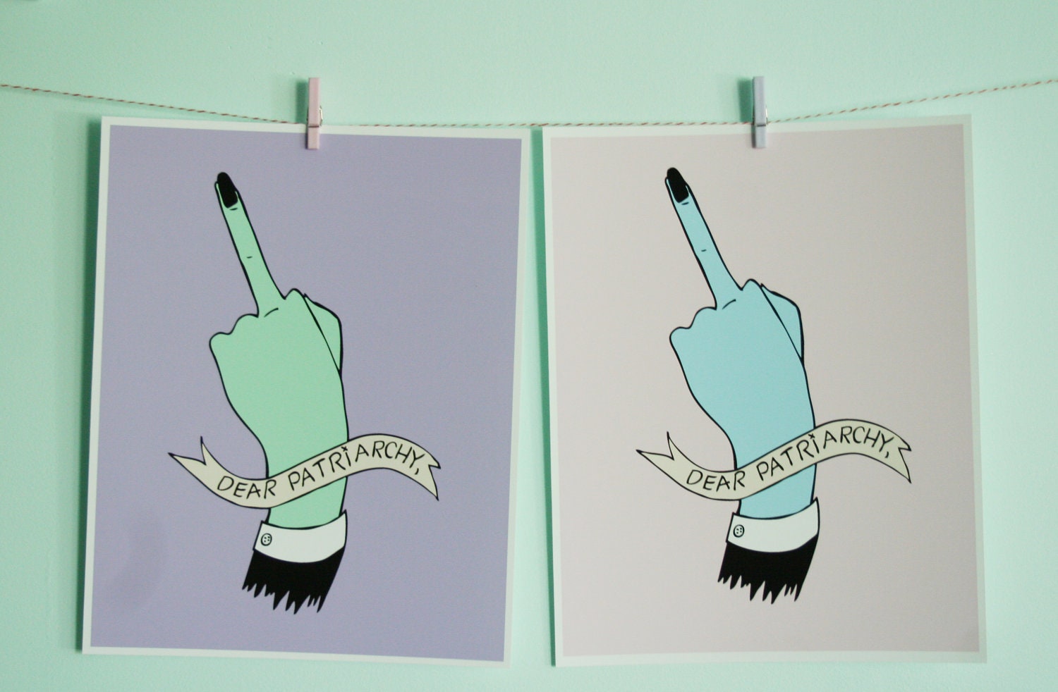 10x7 F-off Patriarchy Print