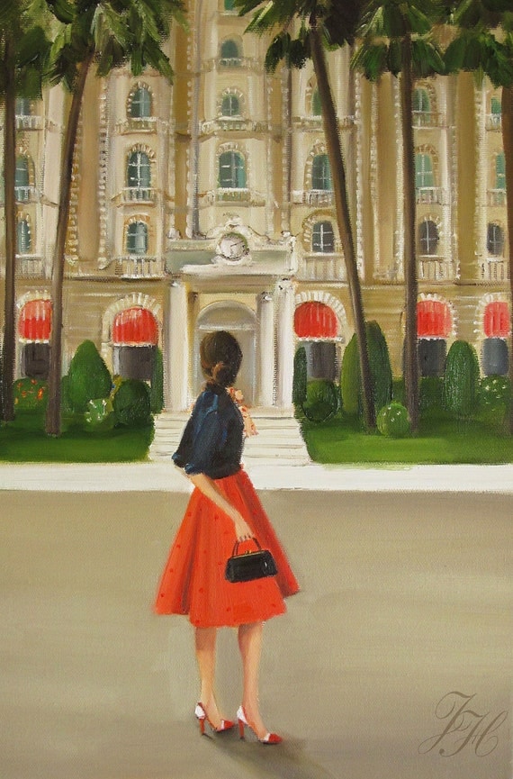 This Is The Place She Had Been Heading All Her Life- Original Oil Painting