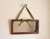 Rustic wall mirror, wood wall mirror, recycled frame