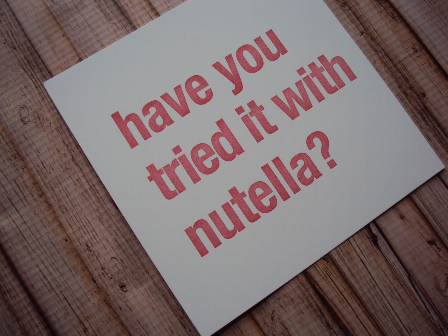 Have You Tried it With Nu...