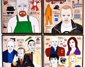 Breaking Bad- Set of 4 coasters