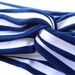 Turban Headband Navy White Stripe