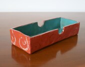Remote Control Organizer  Ceramic Tray