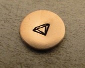 Design Stamp - DIAMOND - 1/4" (6mm) includes How to Stamp Metal tutorial