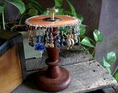 earring holder jewelry display upcycled repurposed altered art