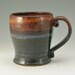 ONE Funnel Mug, Coffee Mug, Beer Mug, Soup Mug, Honey Brown, Dark Blue, Ready To Ship