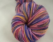 Bluefaced Leicester/Nylon Superwash Sock Yarn, 400 Yards, 100 grams-Hand Painted