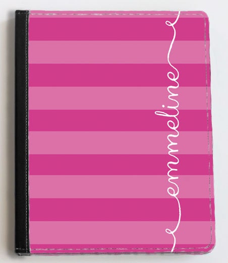 Personalized iPad Case - custom printed fabric - "ribbon" Il_170x135