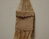 Antique Crochet Reticule Purse Child's