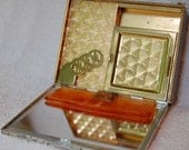 Vintage 50s Zell Fifth Avenue Double Sided Compact Purse Unusual