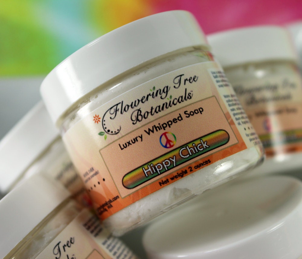 Hippy Chick Whipped Soap & Shaving Cream - 2 ounce