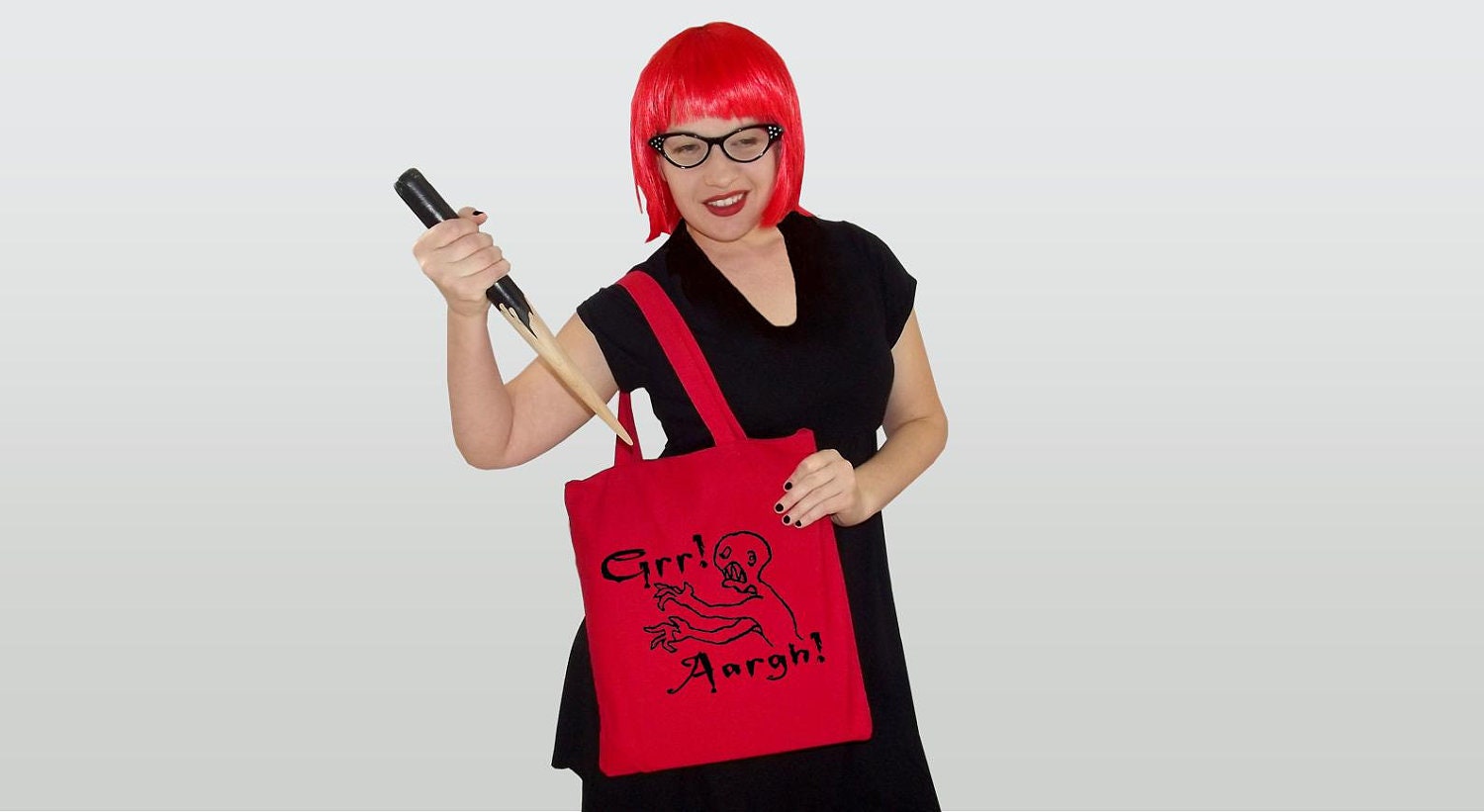 Buffy the Vampire Slayer - Grr Aargh - Red Christmas - tote bag - many colors available