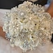 Deposit for classic heirloom pearl brooch bouquet -- made-to-order wedding brooch bouquet