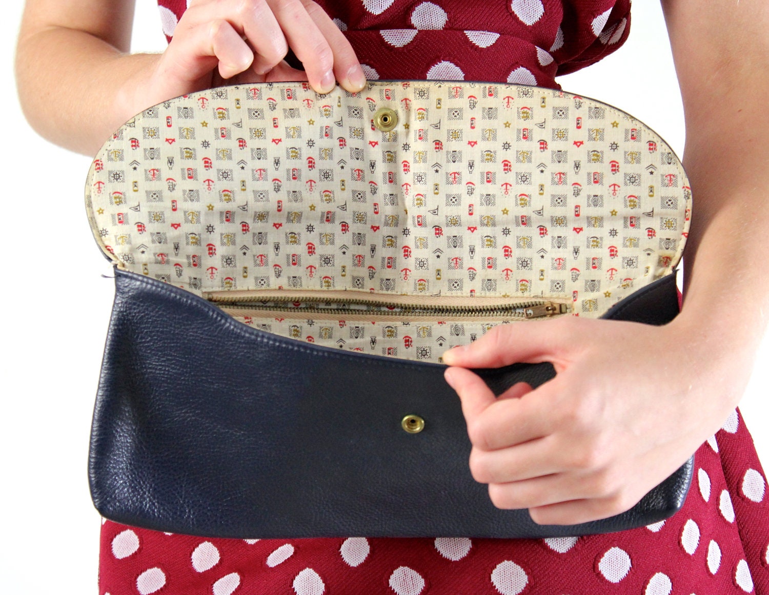 1960s Clutch / Nautical Purse