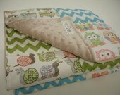 Over in the Meadow Patchwork  Baby  Blanket 25 x 32 READY TO SHIP On Sale