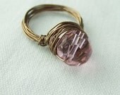 PINK Glory Grey Ring for Breast Cancer Awareness