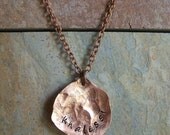 Game of Thrones inspired Necklace Hand Hammered Khalessi Daenerys jewelry