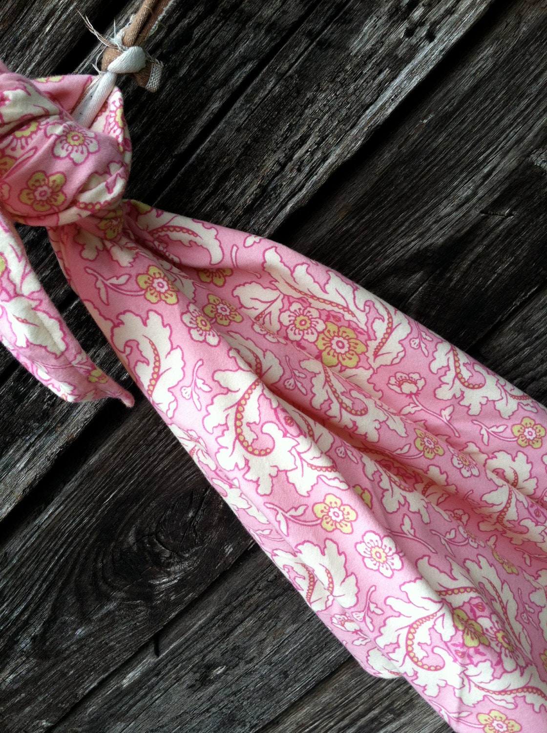Heather Bailey Freshcut Flannel Finery Pinky Purple Blanket Swaddler: Receiving Blanket