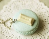Food Jewelry - Macaron Necklace - Gift For Her