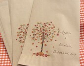 Fall Trees, Fall Favors, Favor Bags, Candy Bags, Candy Buffet Bags, Il_170x135