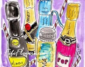 Champagne Split Table