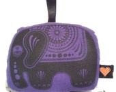Sugar Elephant Lavender Bag Decoration Screen Printed Aromatic Sachet Purple