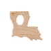 Wooden Teether Louisiana State Baby Toy