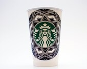Sunburst Doodle Starbucks Cup
