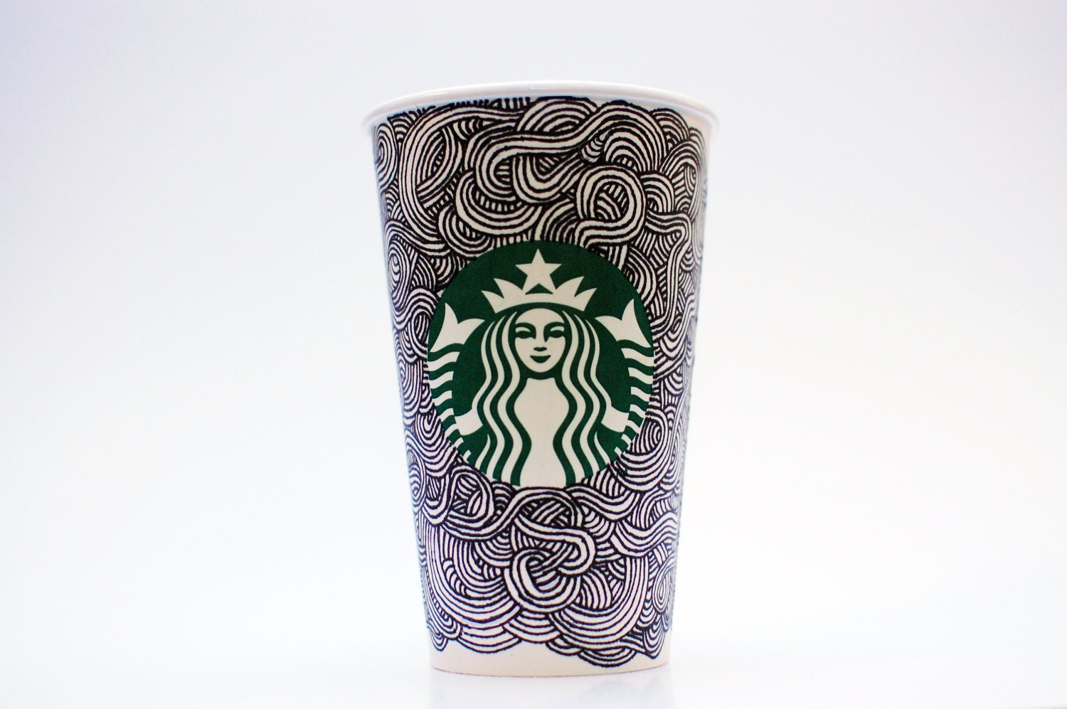 Spagetti Doodle Starbucks Cup