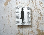 Silhouette, Classy Silhouette Magnet, Magnet, Recycled Upcycled Eco Friendly