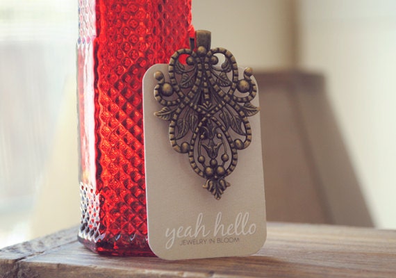 ornate filigree hairpin by yeahhello