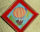 The Great Adventure 3 x 3 Original Framed Painting