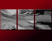 3PC Abstract Art Print Set 11x14 ea Contemporary Modern Wall Art by Destiny Womack  - dWo - In The Silver Skies