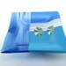 Square Fused Glass Dish - Blue Patchwork