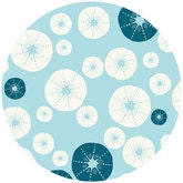 Jay-Cyn Designs for Birch Fabrics Organic, Set Sail, Urchin Shells, 1 YARD