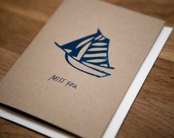 Miss You Card