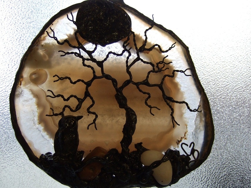 HOO KNEW -- Tree of Life OWL Agate