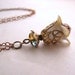 Woodland Shabby Flower earrings and necklace set