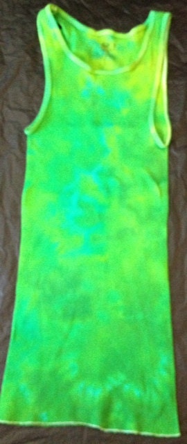 Tie Dye A Line Tank Top ADULT MEDIUM