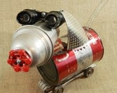 Closeout Item - dog sculpture - CALLI -  assemblage sculpture - Reclaim2Fame