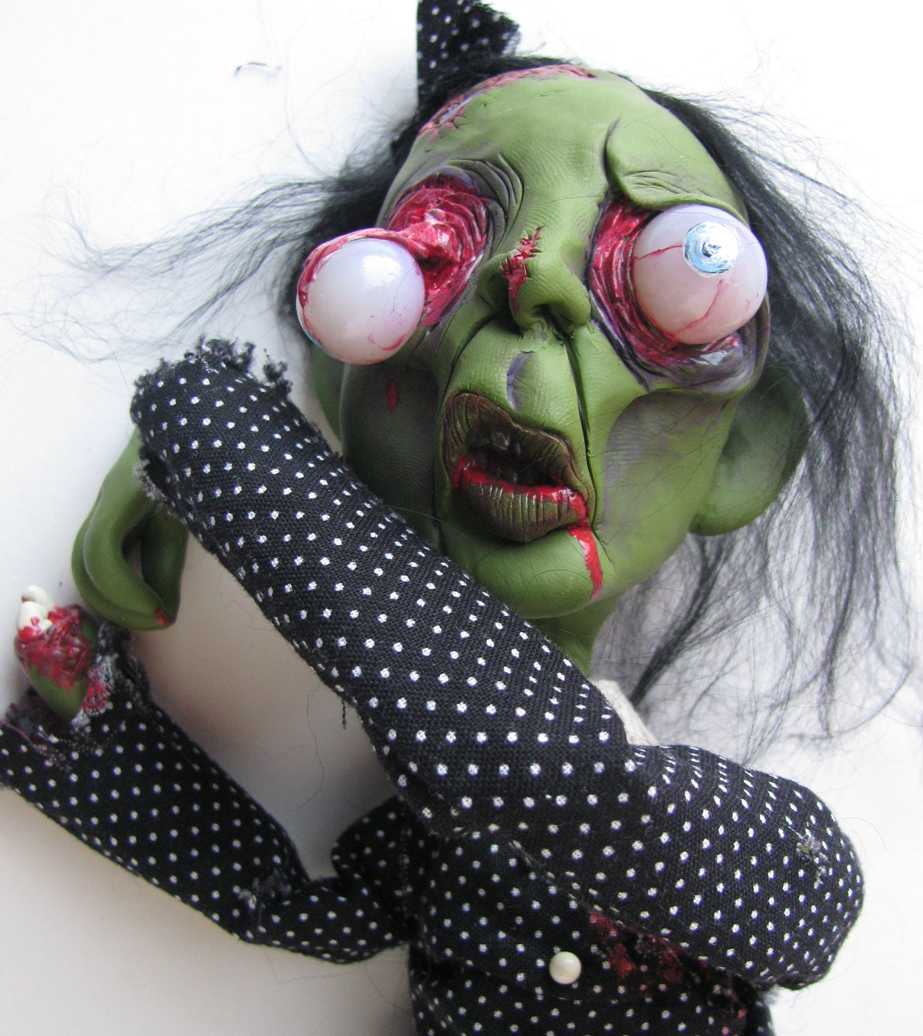Sara the zombie ooak art doll