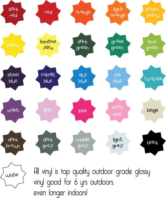 Custom Vinyl Lettering 2" x 12" size
