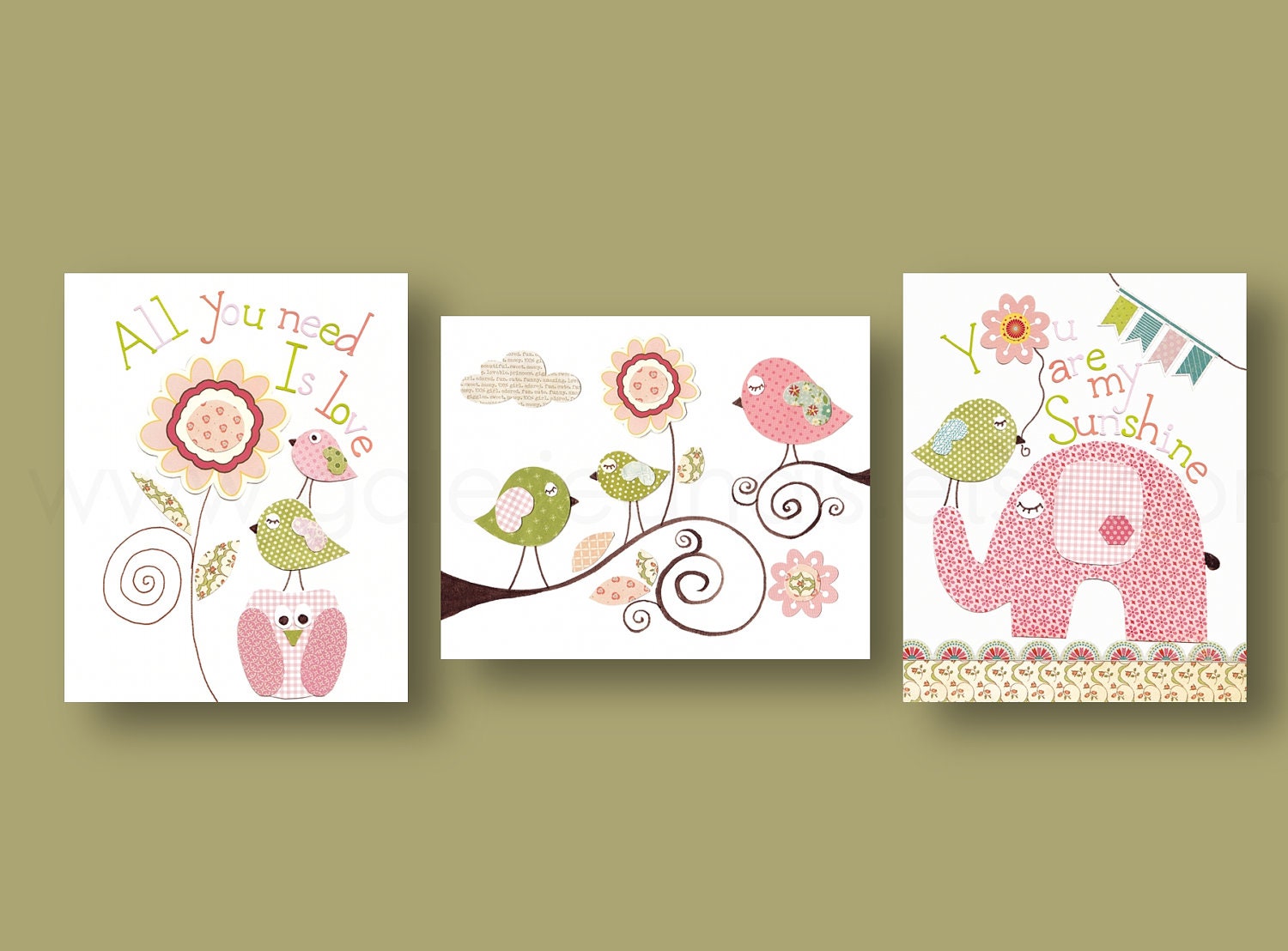 Nursery Wall Art Baby Print Mushroom Owl Nursery Wall Art Baby Print Mushroom Owl Bird Turtle Kids Set Of 3 8x10 In Prints From Paris